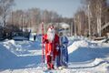В Омске появились интерактивные Дед Мороз и Снегурочка