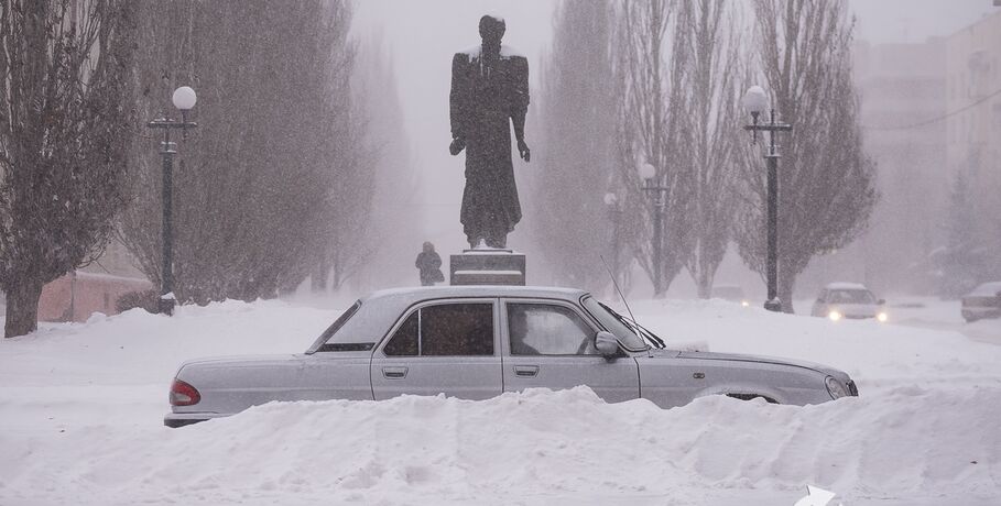 Снега в Омской области выпало на месяц вперёд