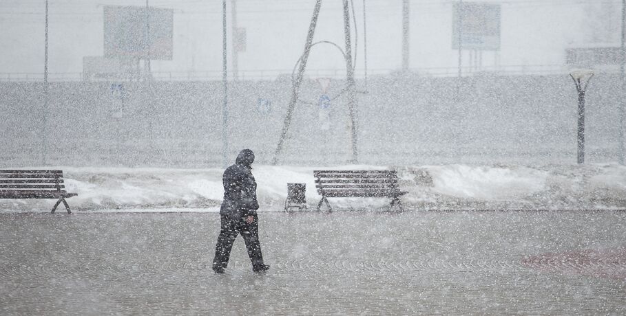 Снег в Омске будет идти днём и ночью