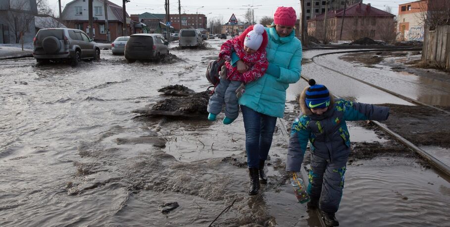 Весной в Омске может подтопить более двухсот мест