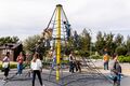 В Омске открылась детская площадка с инклюзивным оборудованием