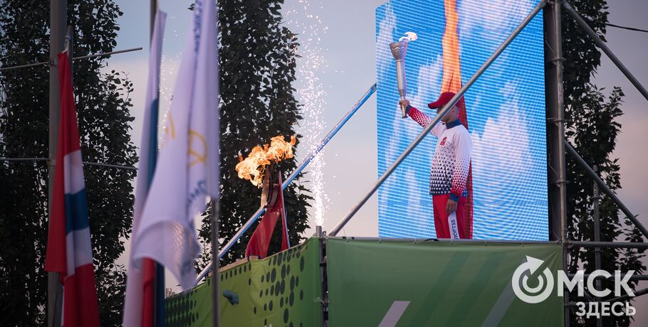 В Омске зажёгся огонь Всероссийских сельских игр