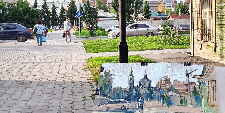 Прогулка по городу. В Омске открылась выставка художницы Светланы Костиковой