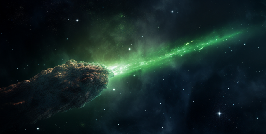 Над Омской областью пролетит зелёная комета