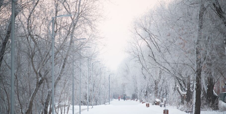 На Омск просыпалась алмазная пыль