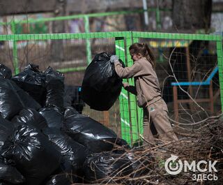 Итоги субботника в Омске. Куда звонить, чтобы вывезли мусор