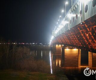 На Ленинградском мосту открыли отремонтированную полосу