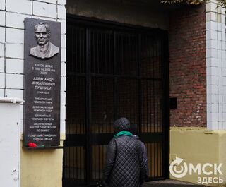 Памятная доска в честь Александра Пушницы установлена в Омске. Рассказываем, когда состоится официальное открытие