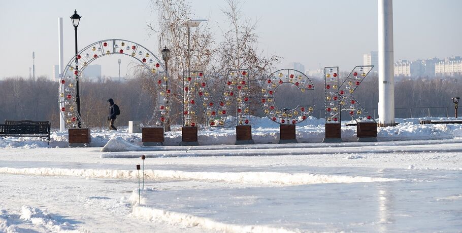 Омскую крепость превращают в ледяной бастион