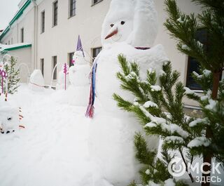 Не для слабонервных. В Омске наградили авторов самых креативных снеговиков