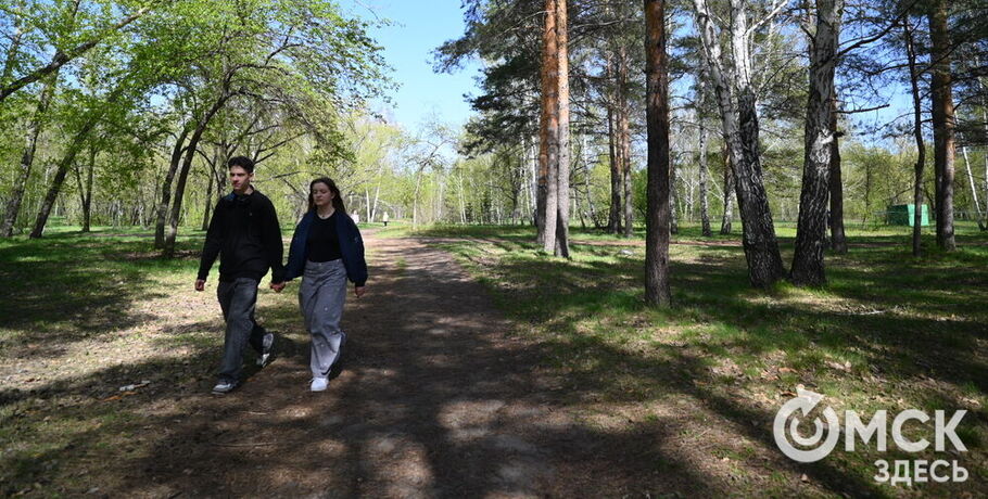 25 градусов и чистое небо: май балует омичей теплом