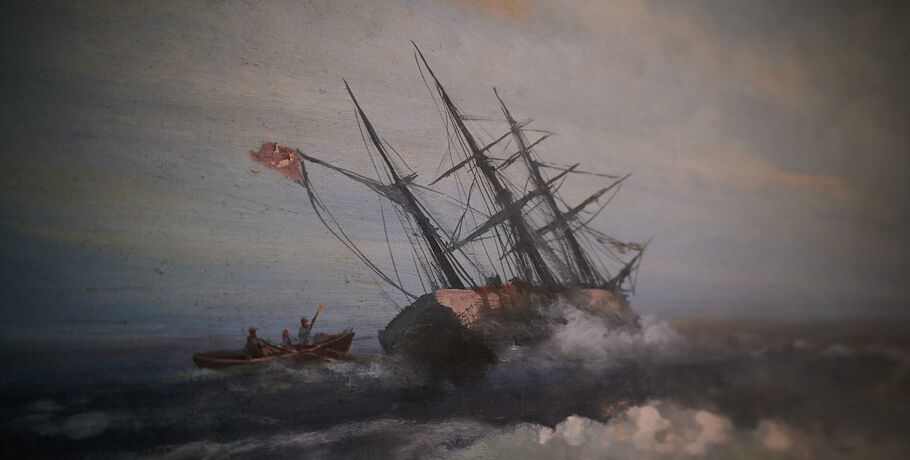 Рентген "В волнах" и съёмка в ультрафиолете: в Омске реставрируют картину Айвазовского