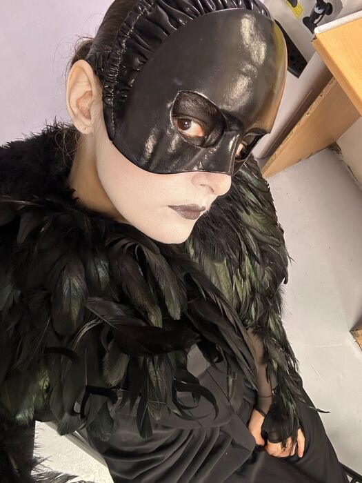 В роли Полины в спектакле «Третья Карта»