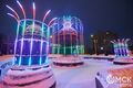 Омские фонтаны засияют к Новому году