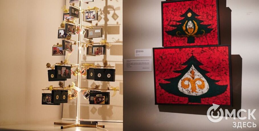 Омичи начинают украшать ёлки без иголок