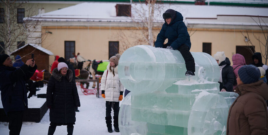 Ледовая горка в Омской крепости повторит местную достопримечательность