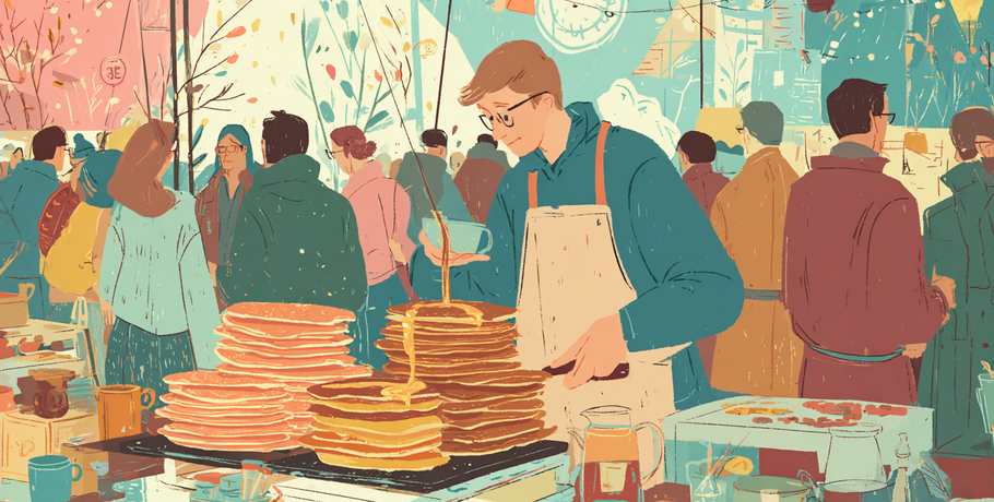 Съедобный рекорд: омичи испекут и раздадут две тысячи оладушек из тыквы