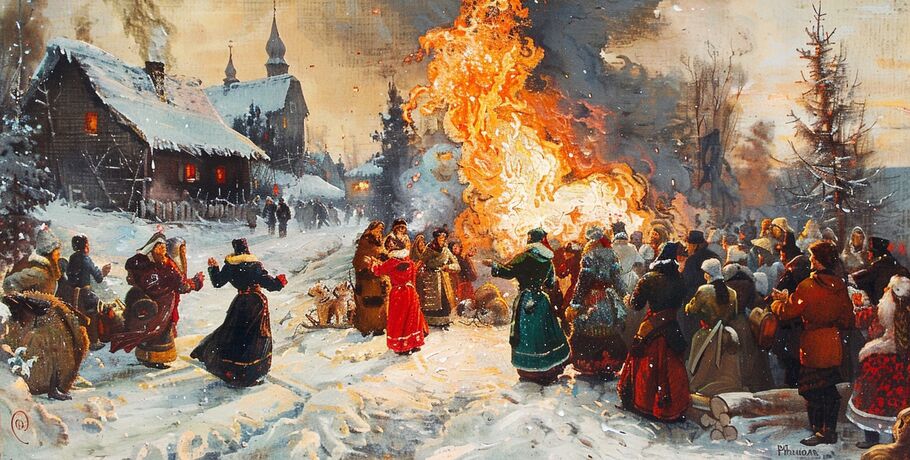 Разыграют "Царский" блин и устроят флешмоб. Большеречье зовёт на Масленицу