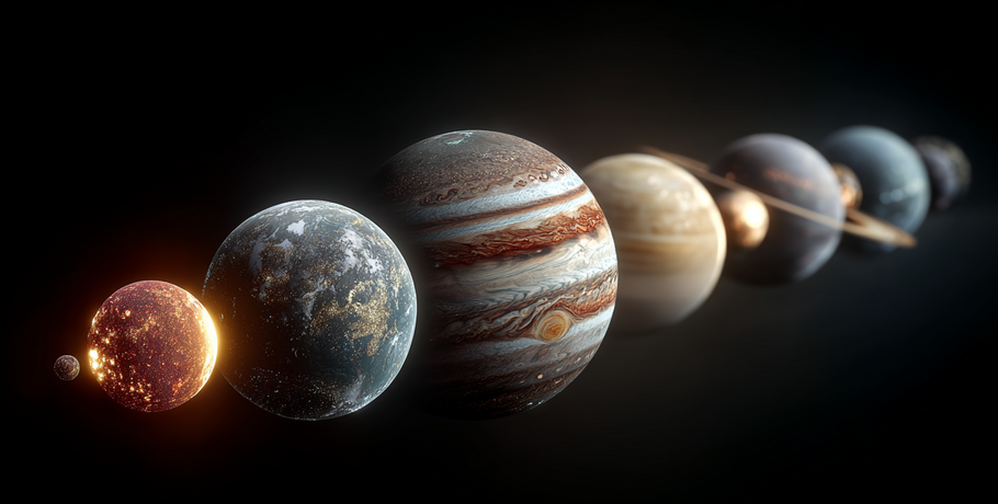 Небесный вальс: шесть планет закружатся в параде