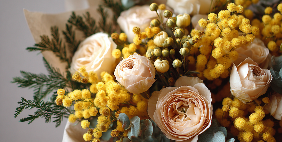 Скромность мимозы и гордость розы: в чём кроется цветочное безумство к 8 Марта