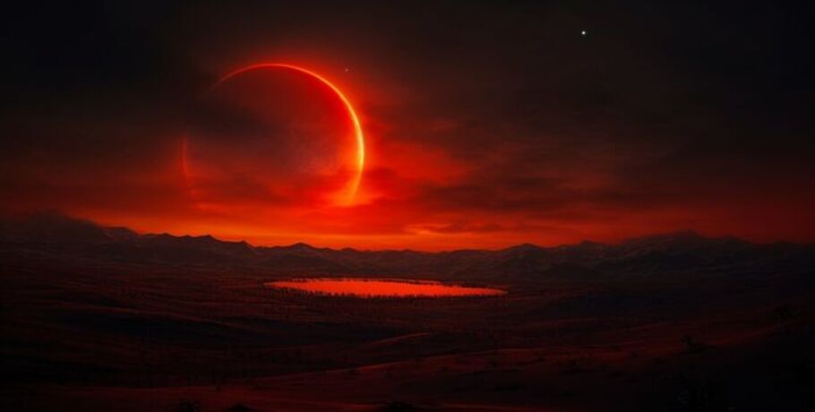 Никакой мистики. Омичи наблюдали затмение Кровавой Луны