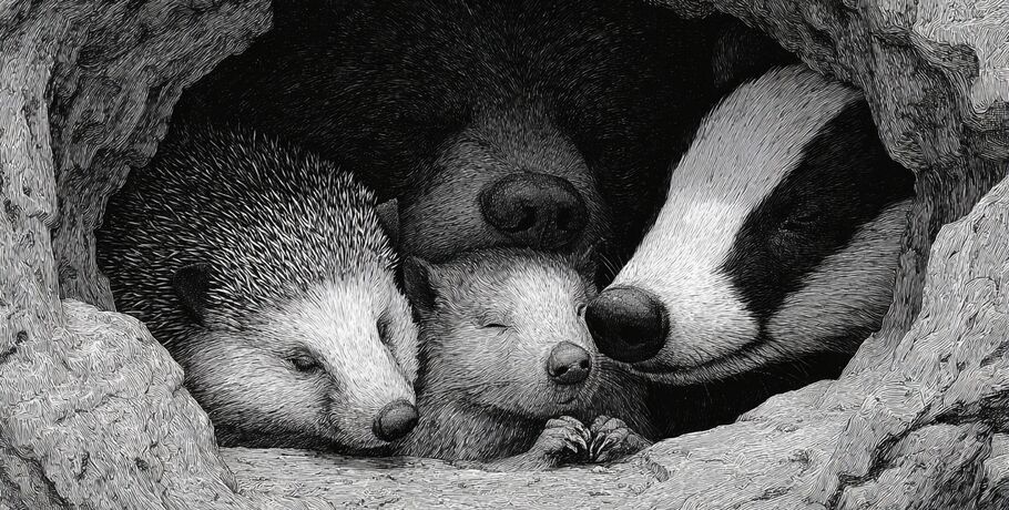 Ежи в отключке, медведь дремлет. У кого в лесу сон лучше