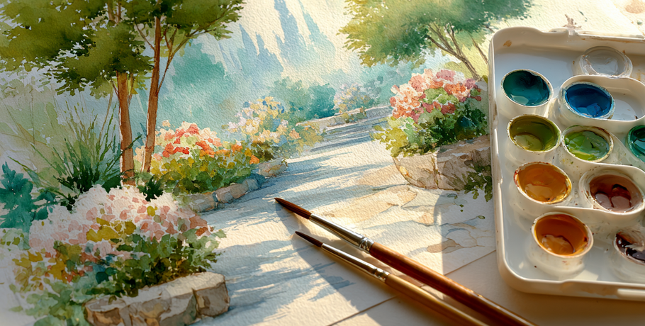 Когда сад становится искусством: 15 историй в акварели