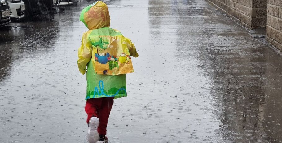 Новая рабочая неделя в Омске начнётся с дождей, а продолжится похолоданием