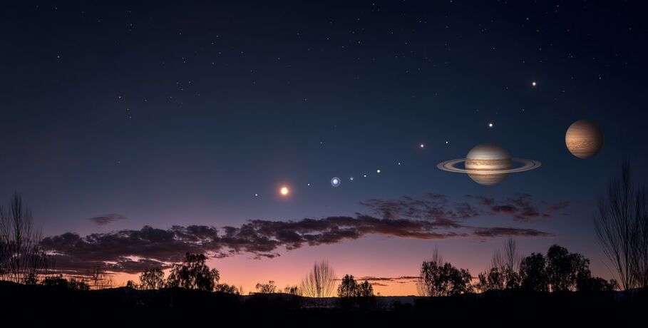 Повод начать выходной пораньше. Четыре планеты сойдутся на утреннем небосводе