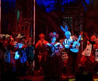 Белый кролик с сибирской харизмой: артист Омского музтеатра ворвался в премьеру мюзикла в Калининграде