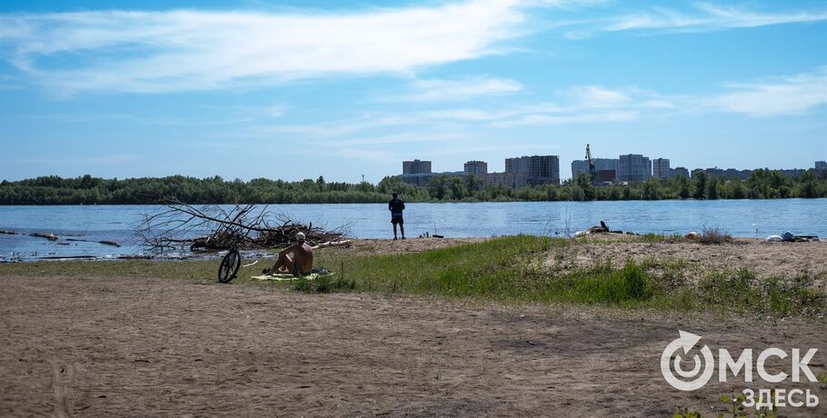 Полуострова "Зелёного острова". Парк и пляж в Омске временно скрылись под водой