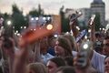 Омичи зажгли "маяк" на Соборной площади под кавер на песню "Вечно молодой"