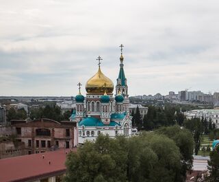 В Омске отметят 20-летие со дня воссоздания Успенского собора. Вспоминаем, как строили святыню