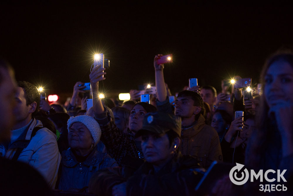 Более 50 тысяч омичей пришли на концерт Димы Билана 9 сентября. Фото: Илья Петров