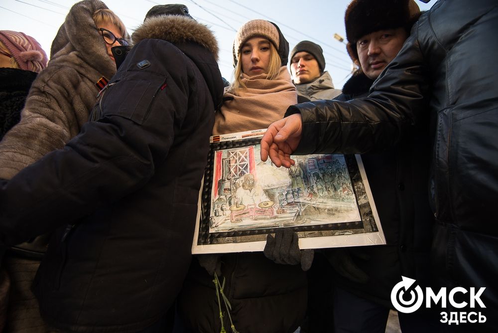 Омичи отметили 75-ю годовщину снятия фашистской блокады Ленинграда. Фото: Илья Петров