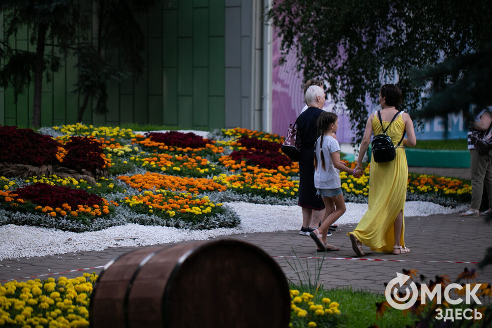 5 августа в Омске открылась юбилейная 70-я "Флора", посвящённая 200-летию Омской области и природным богатствам региона. Фото: Елизавета Медведева