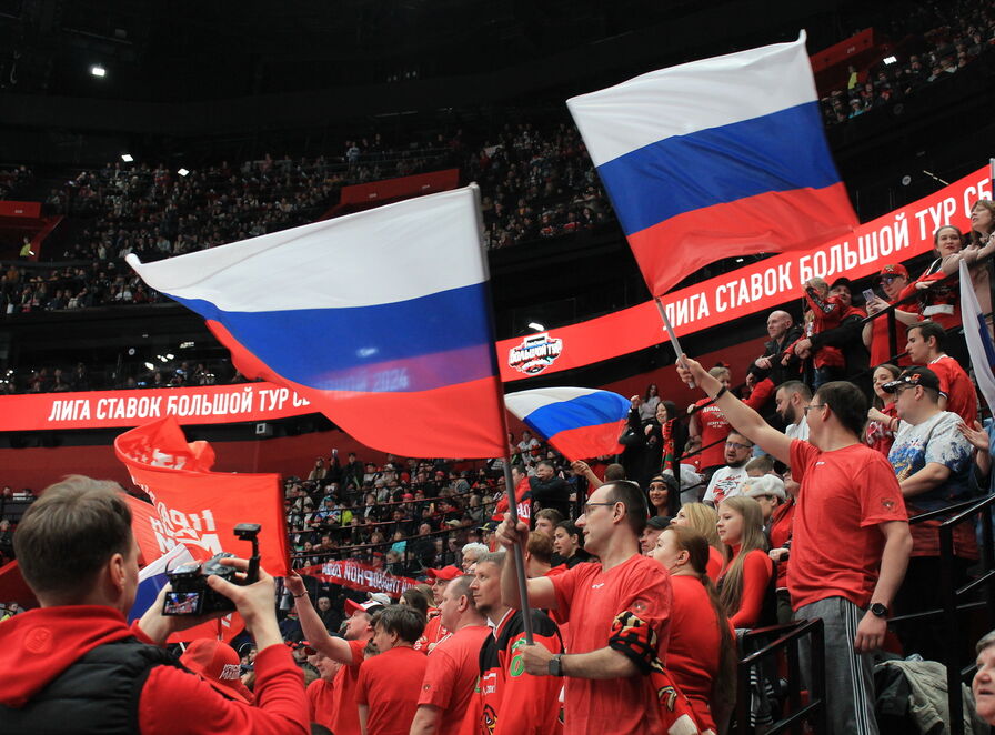 Омск впервые принял игру сборной России по хоккею