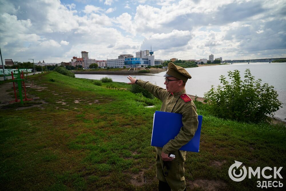 На территории Омской крепости прошла презентация первой постоянной костюмированной экскурсии. Фото: Илья Петров