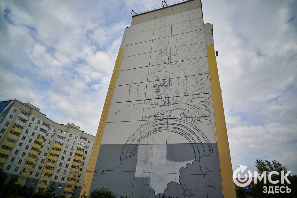 В городе продолжается арт-фестиваль "Омск, ты просто космос!". Фото: Илья Петров