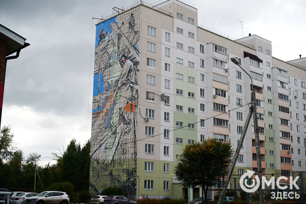 В городе продолжается арт-фестиваль "Омск, ты просто космос!". Фото: Илья Петров