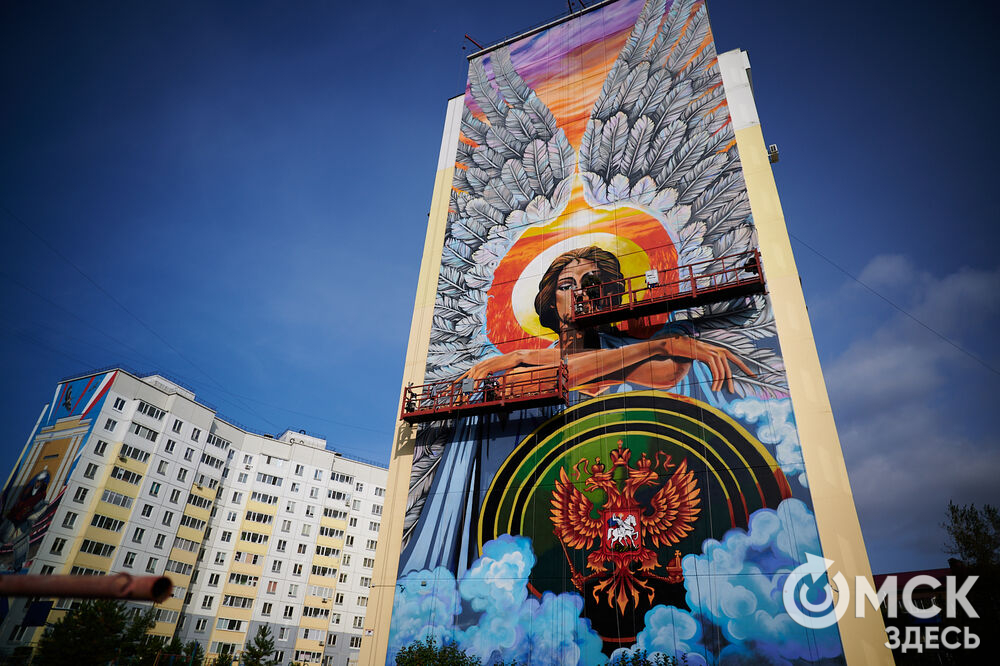 В городе продолжается арт-фестиваль "Омск, ты просто космос!". Фото: Илья Петров