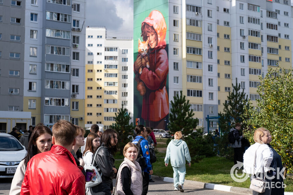 Художники из разных городов и стран создали муралы на фасадах многоэтажек. Подробнее: читайте здесь . Фото: Елизавета Медведева