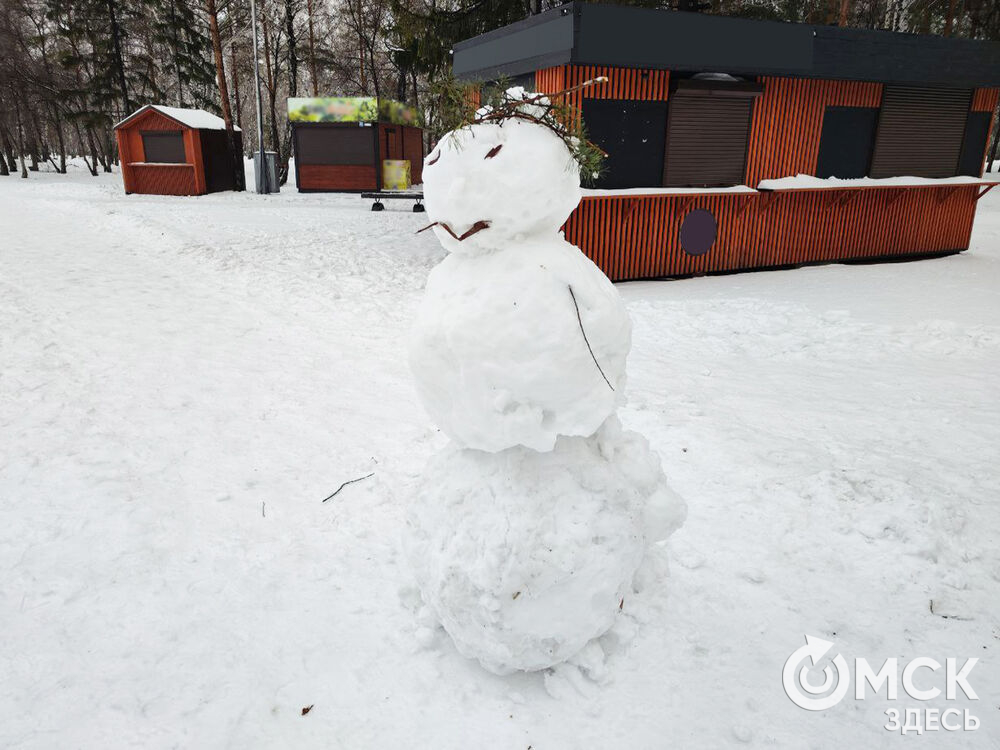 Снеговики в ПКиО им. 30-летия ВЛКСМ