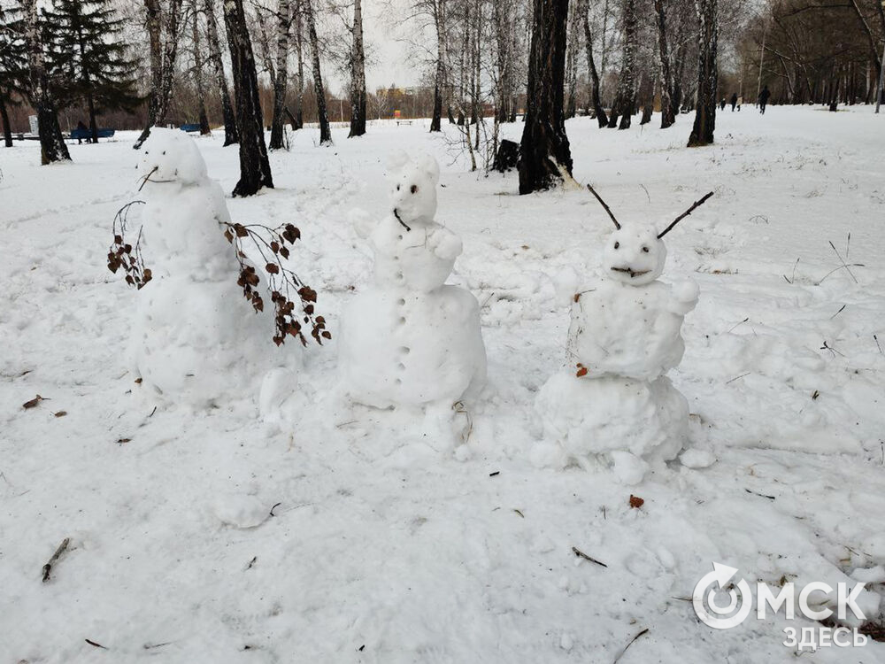Снеговики в ПКиО им. 30-летия ВЛКСМ