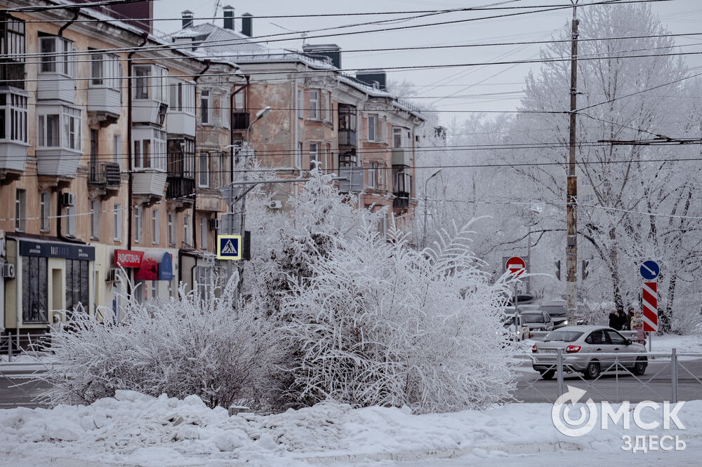 Погода в Омске порой рисует фантазийные пейзажи. На фоне зимней красоты моржи открыли новый сезон. Подробности здесь . Фото: Илья Петров, Елизавета Медведева