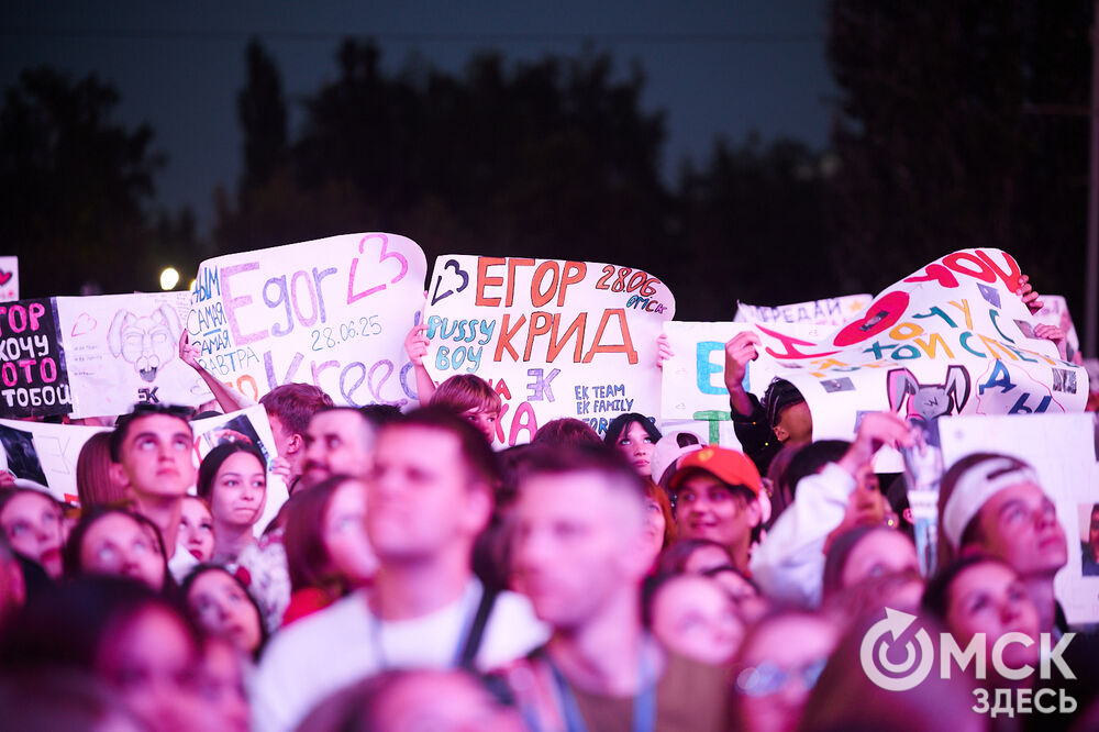 Концерт популярного певца стал кульминацией праздничной программы ко Дню молодёжи в Омске. Фото: Илья Петров
