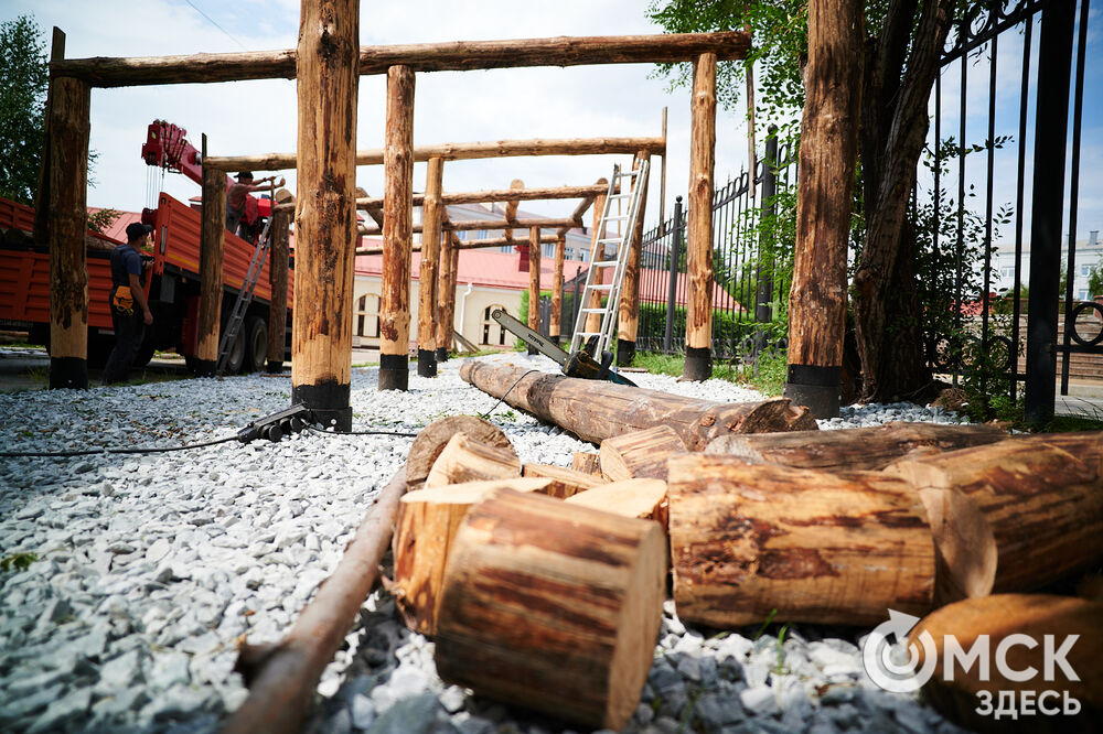 В Омской крепости активно ведётся подготовка к фестивалю, который охватит исторический период протяжённостью практически 450 лет. Фото: Илья Петров