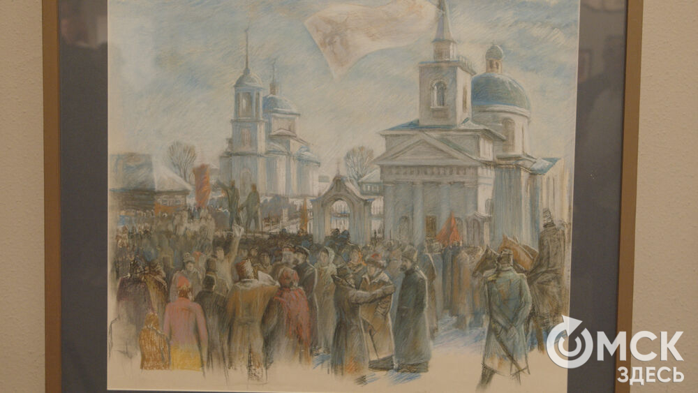 В Омске открылась выставка с названием "Человек, который придумал Омск" (0+)