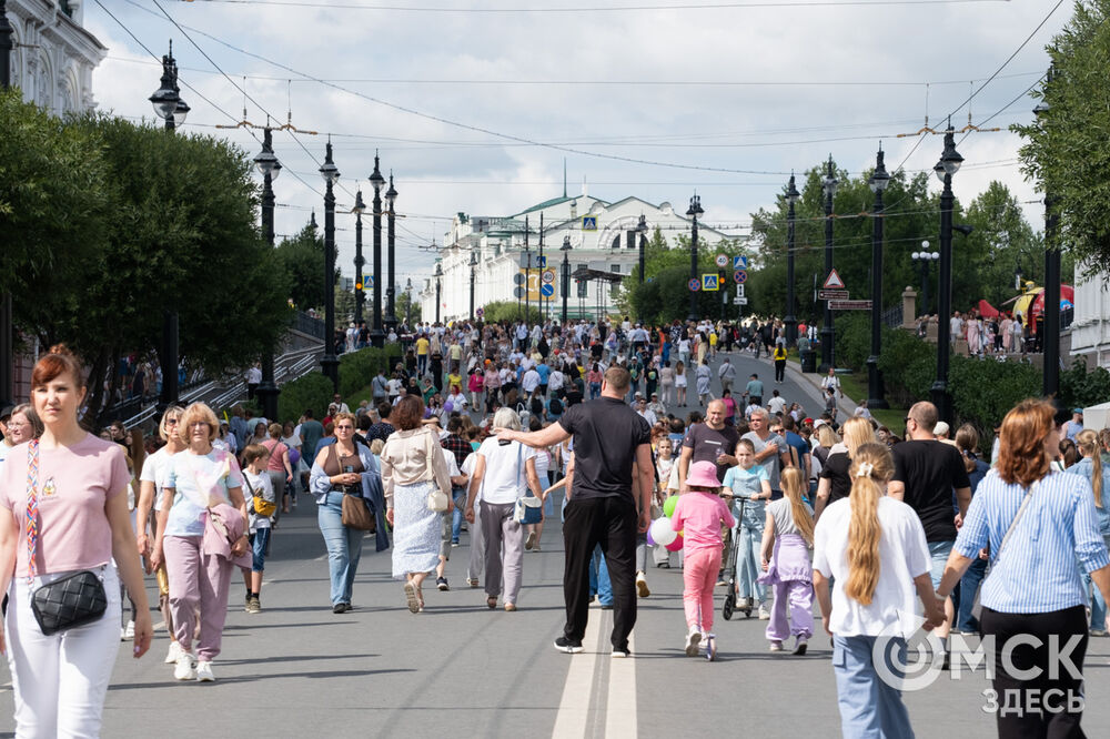 Омск отметил 309-летие , праздник совместили с Днём Омской области. Фото: Илья Петров, Елизавета Медведева