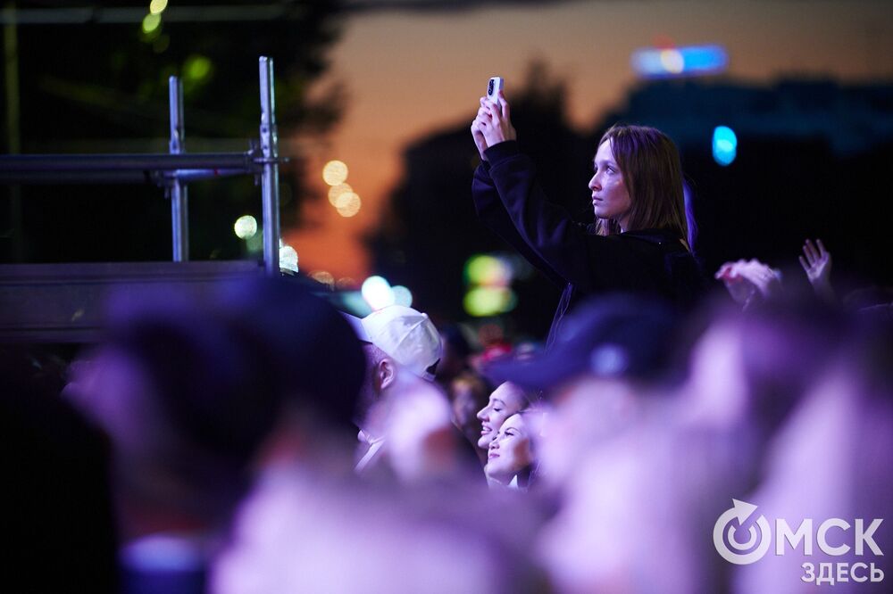 На Соборной площади и на территории Омской крепости прошли выступления именитых артистов . Фото: Илья Петров, Елизавета Медведева